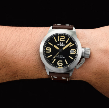 TW-Steel CS31 Canteen Leather Herren Uhr Quarz